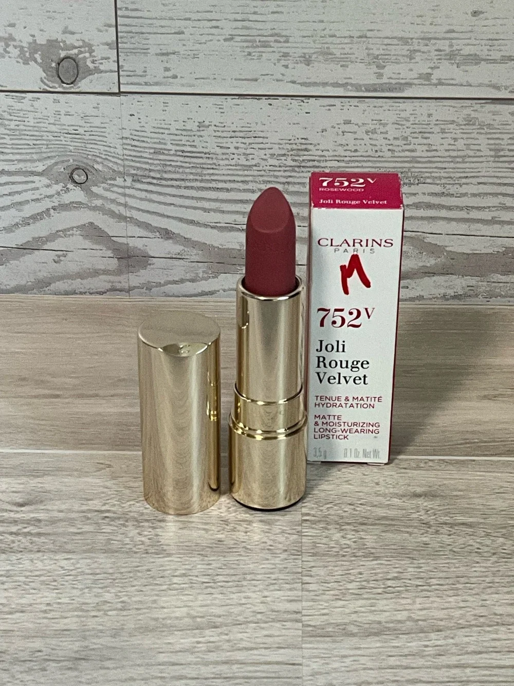 Clarins Joli Rouge Velvet Lipstick 752V - new in box